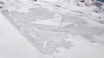 Thindown snow logo