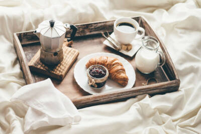 bed and breakfast colazione letto