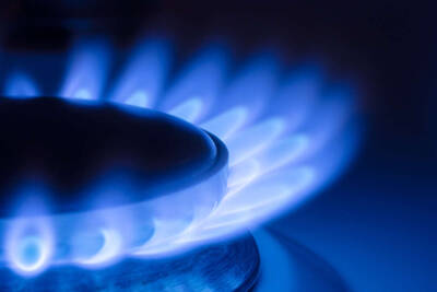 gas naturale nel fornello
