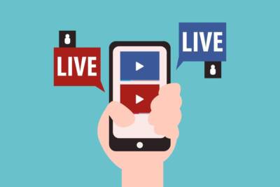 Smartphone, diretta Facebook