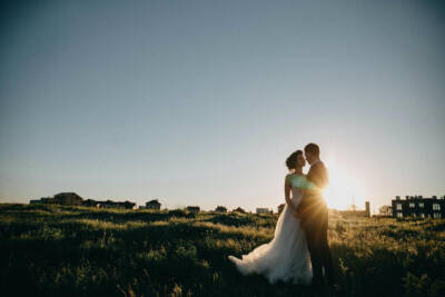 matrimonio tramonto