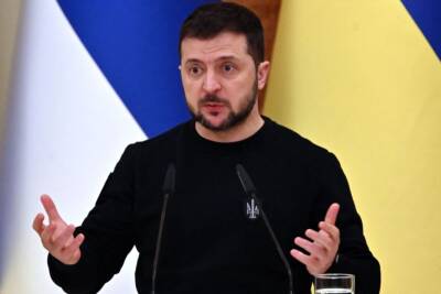 il presidente Volodymyr Zelensky