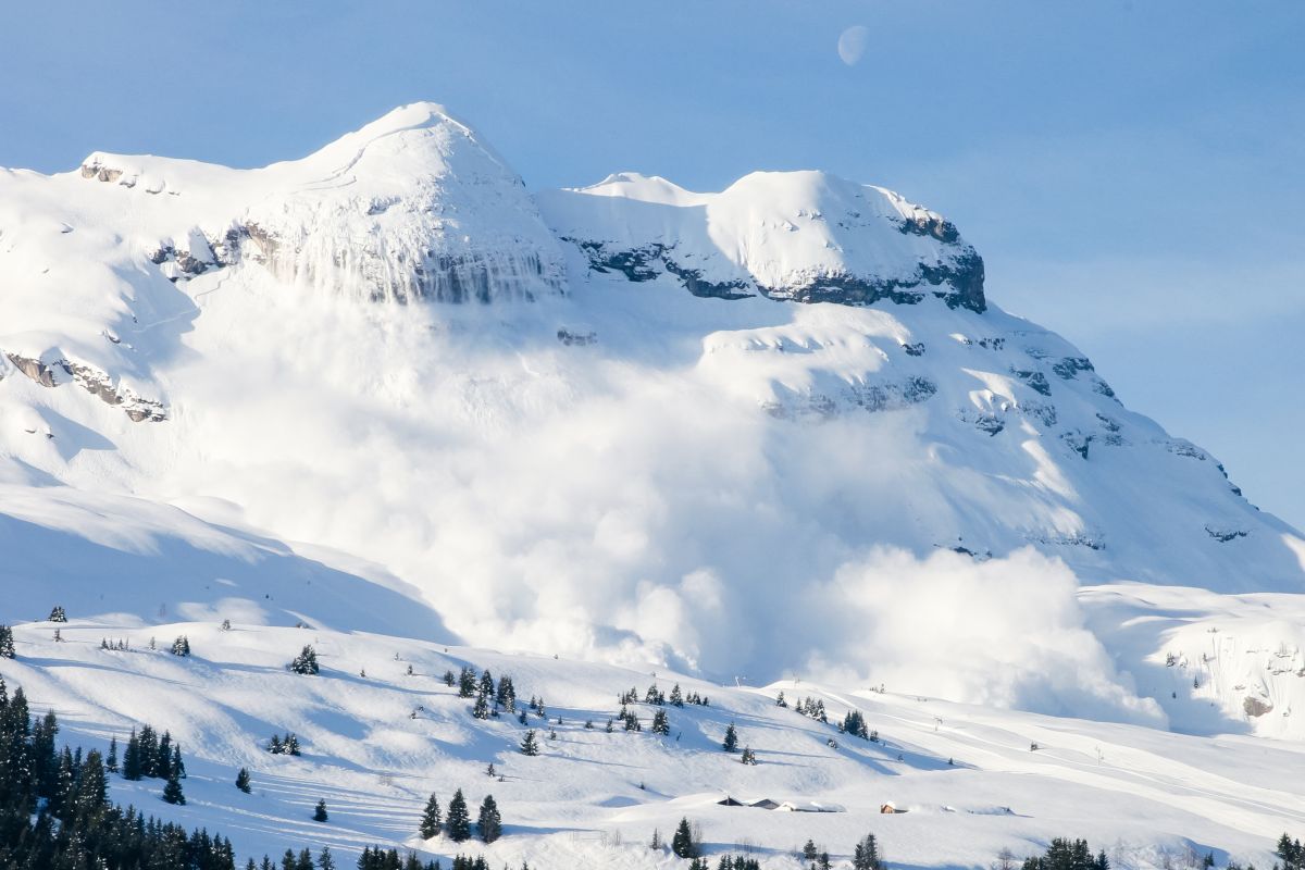 valanga di neve