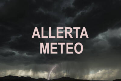 Allerta meteo temporali, tempesta, nuvole nere
