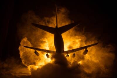 esplosione incidente aereo