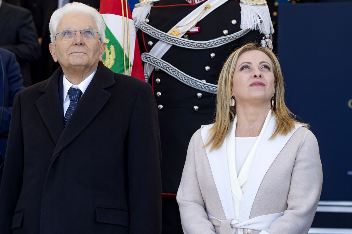 Giorgia Meloni e Sergio Mattarella