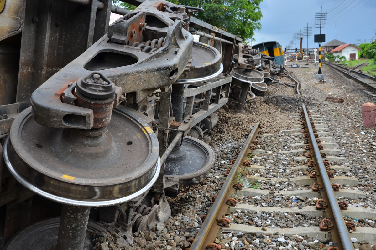 treno deragliato