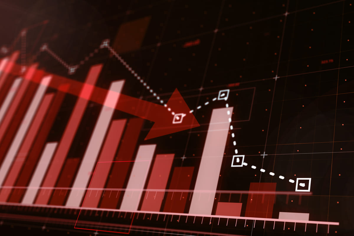 grafico perdita finanza banca