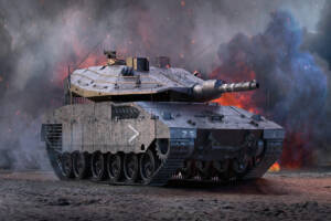 carro armato nella guerra Israele-Hamas