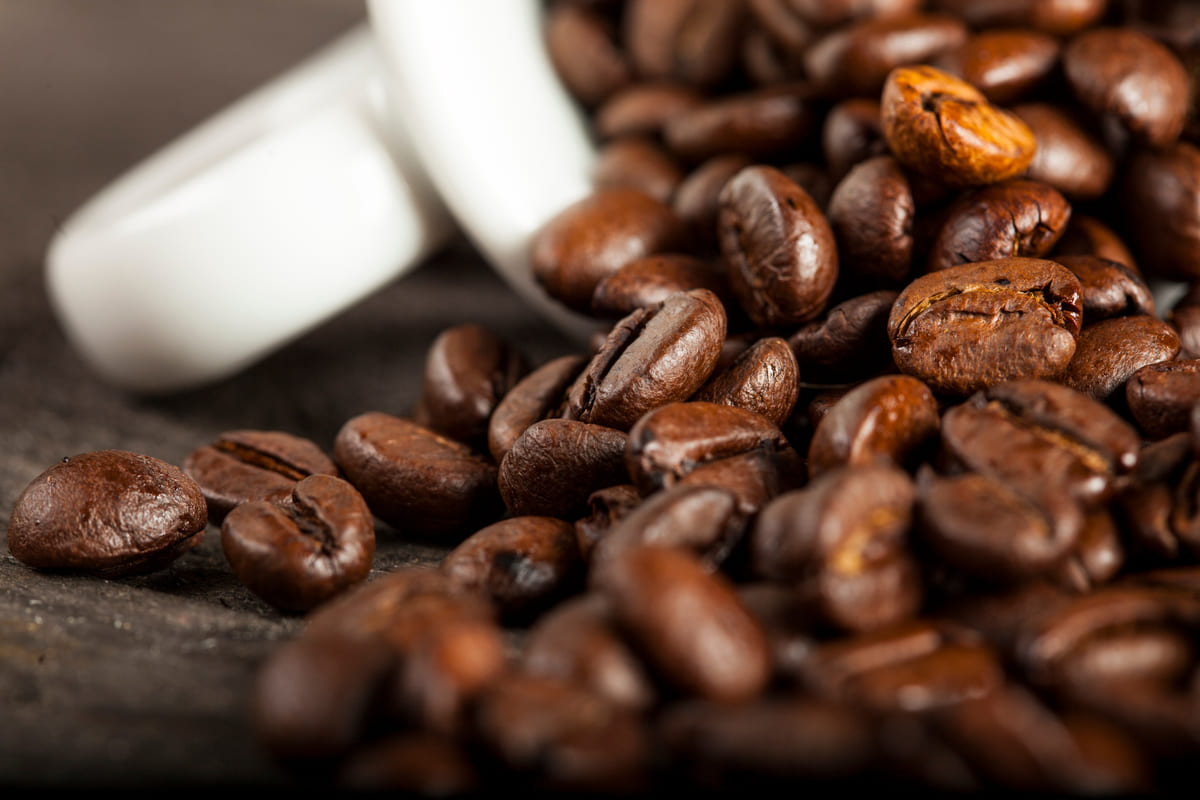 chicchi caffè tostati