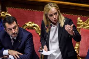 Giorgia Meloni e Matteo Salvini