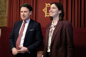 Giuseppe Conte e Elly Schlein