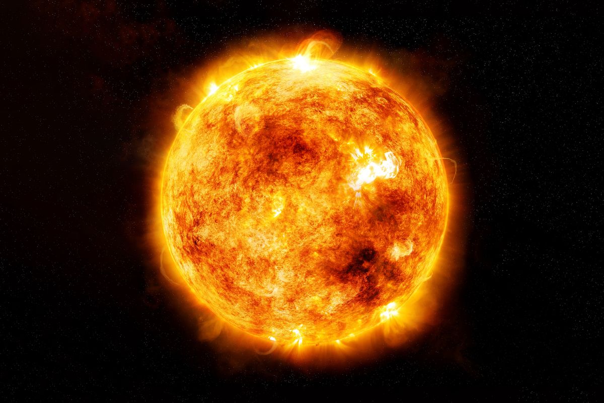Il sole nello spazio