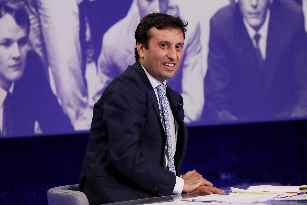 il conduttore David Parenzo