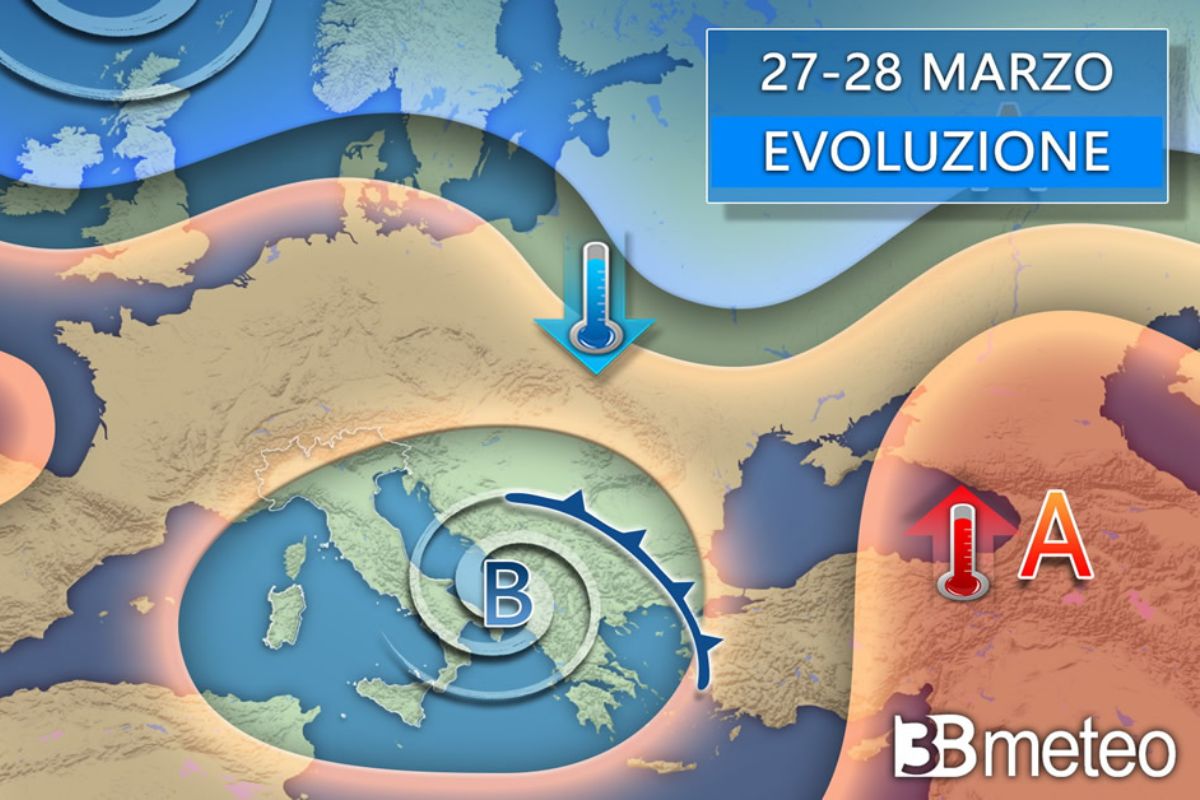 Meteo 27 e 28 marzo 2025