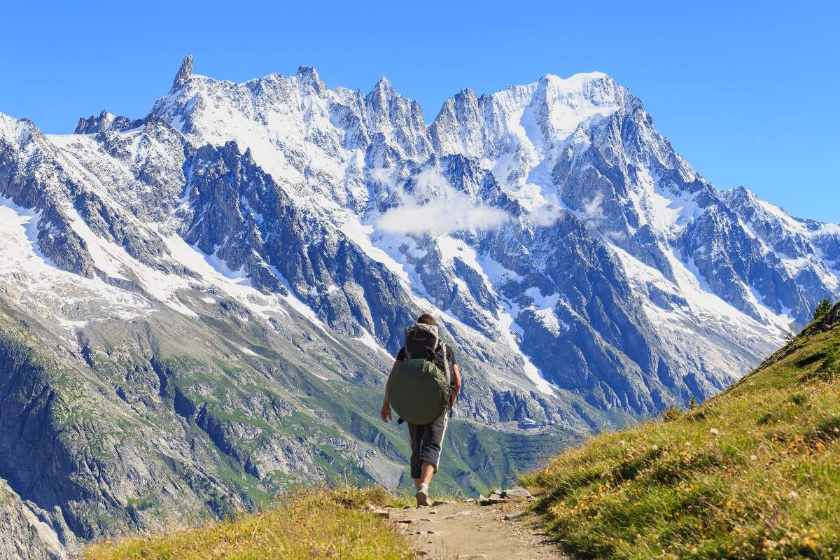 Escursione tra le montagne di Courmayeur