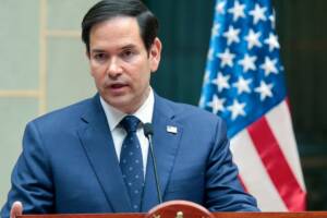 il segretario di Stato Usa Marco Rubio