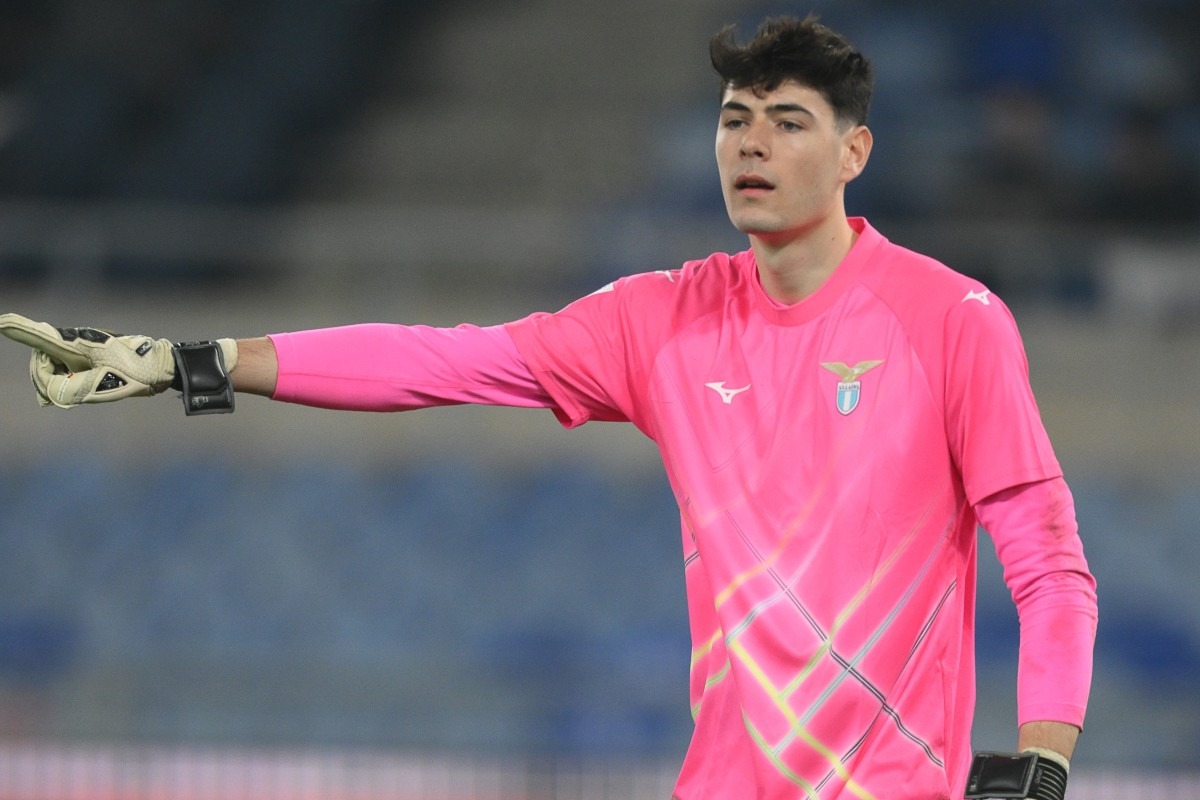 il portiere Edoardo Motta con la maglia della Lazio