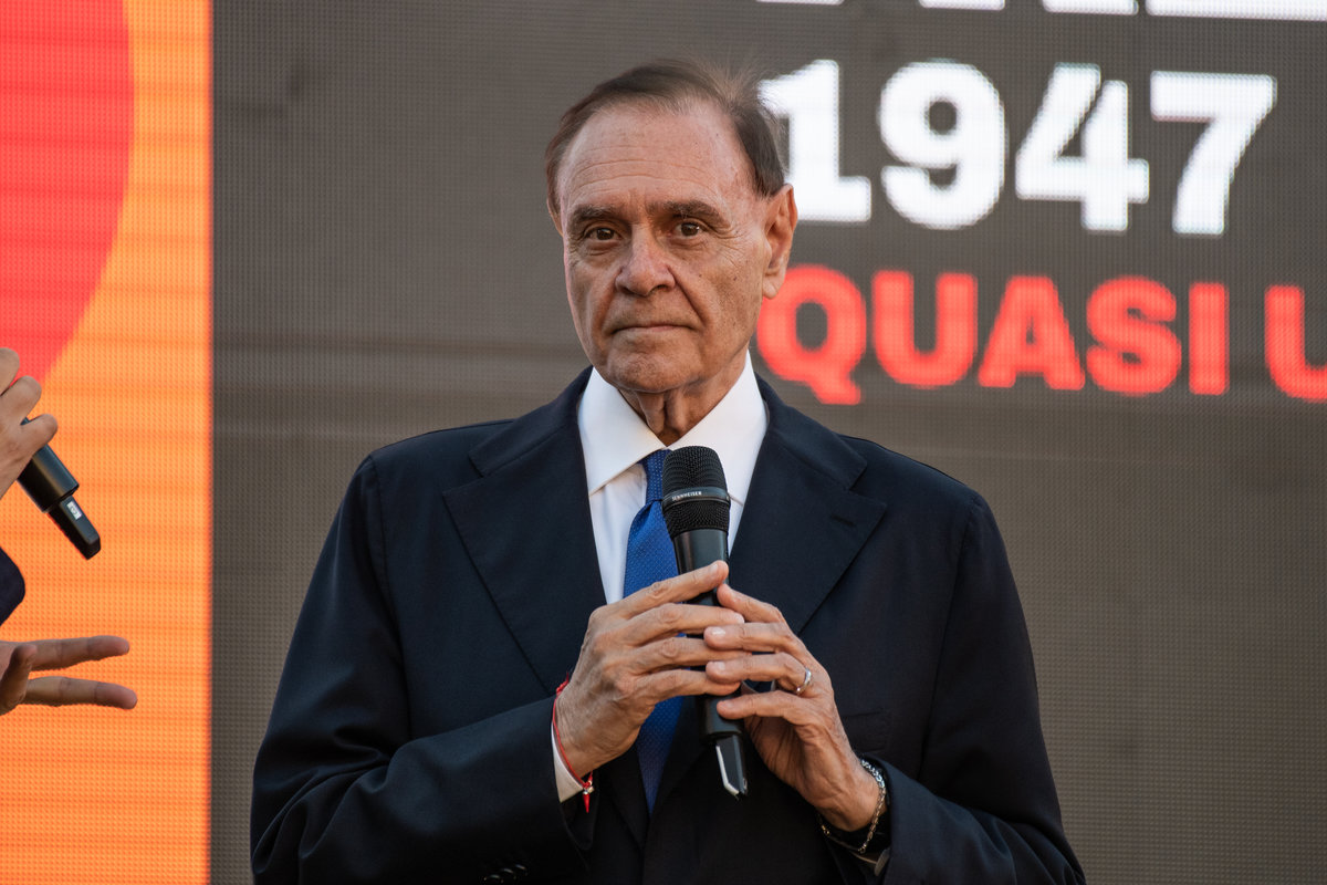 il sindaco di Benevento Clemente Mastella al Premio Strega 2026