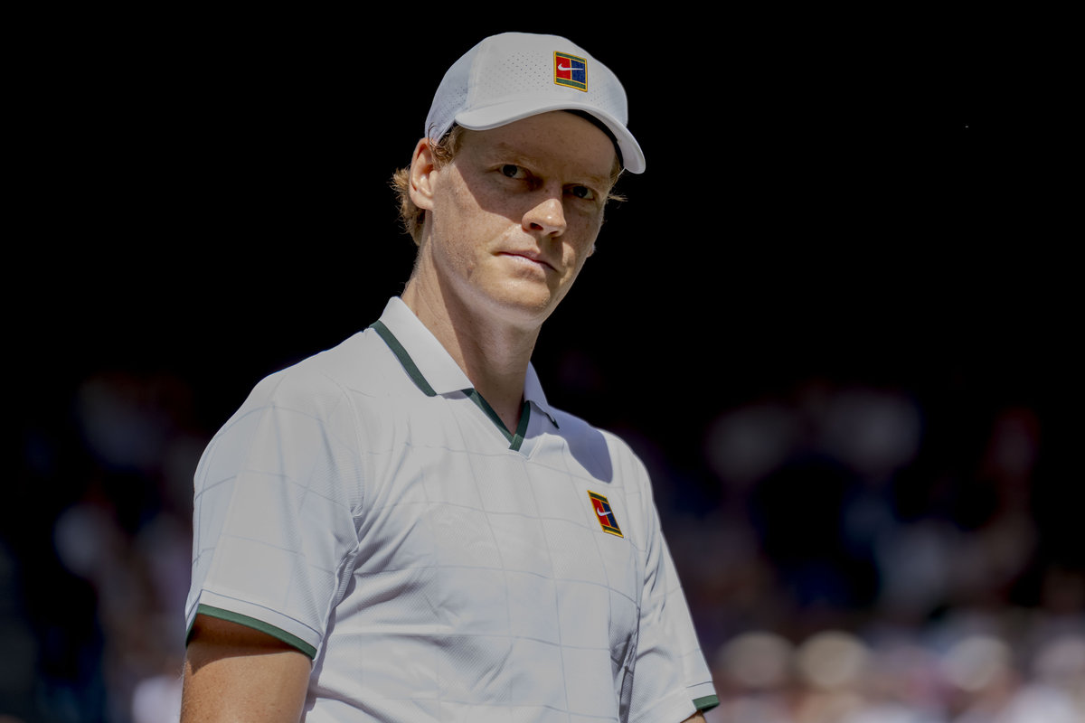 il tennista italiano Jannik Sinner a Wimbledon 2026
